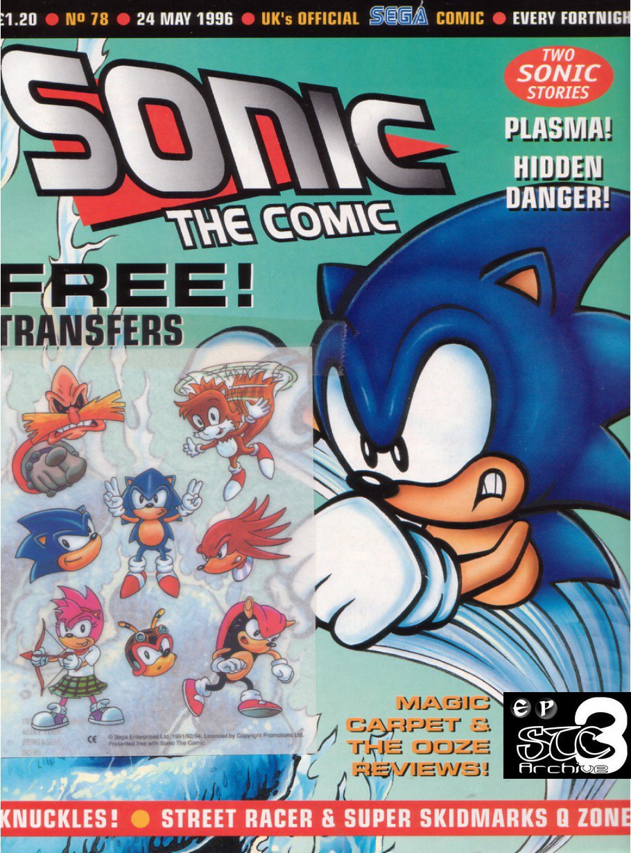 Sonic - The Comic Issue No. 078 Comic cover page